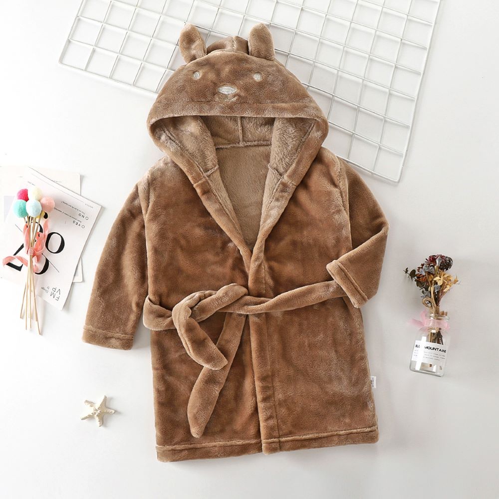 Kids Rabbit Hooded Bathrobe