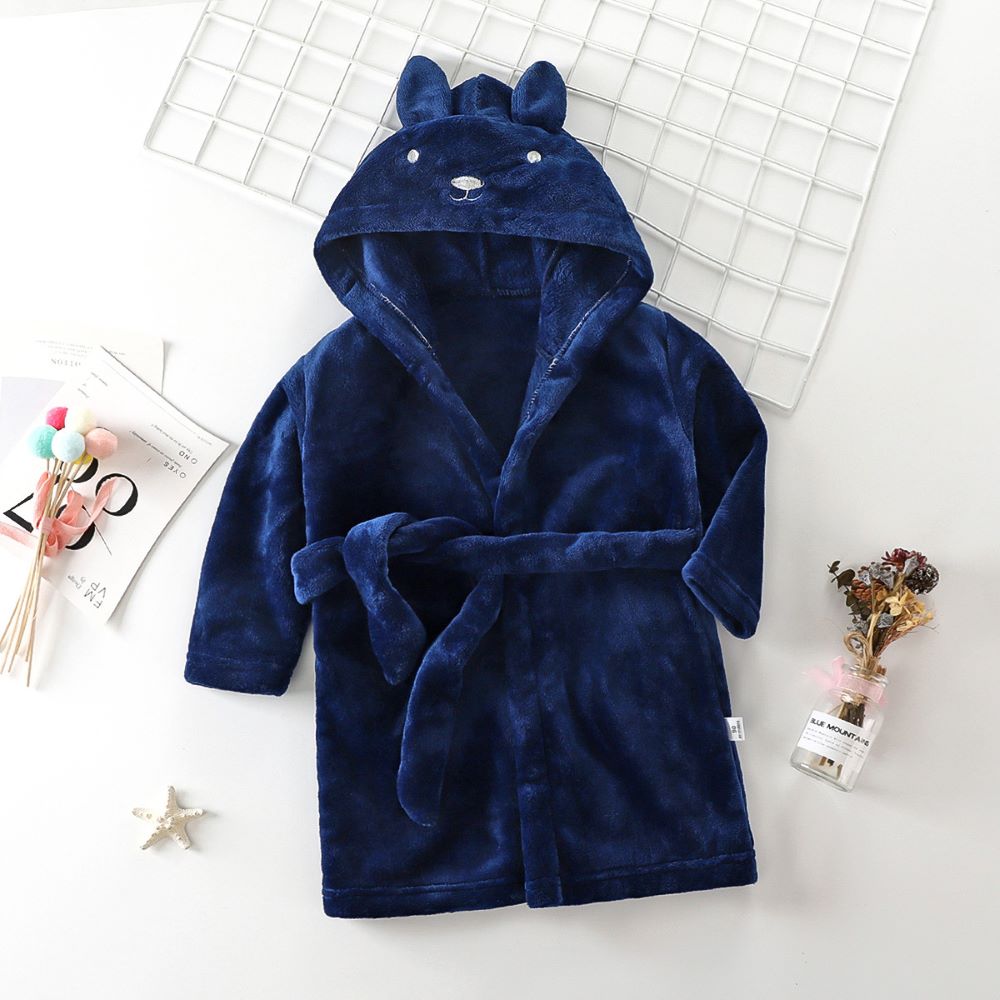 Kids Rabbit Hooded Bathrobe