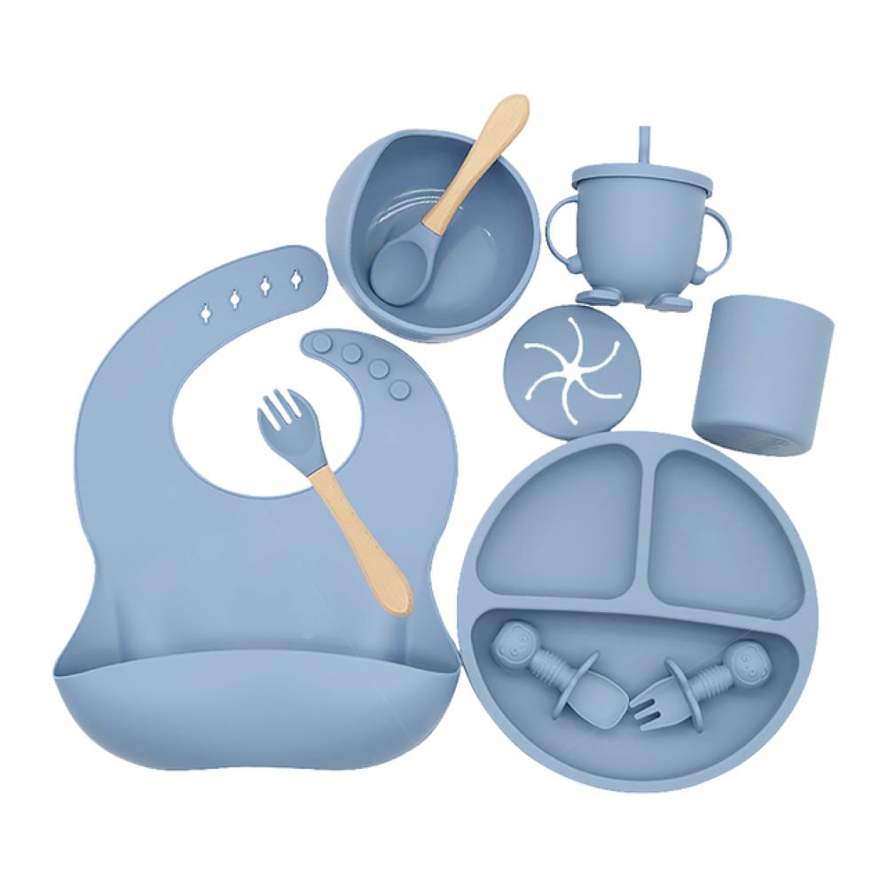 Complete Silicone Baby Feeding Set