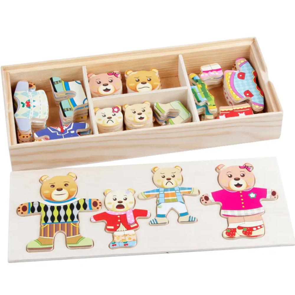 Animal Wooden Dress Up Toy