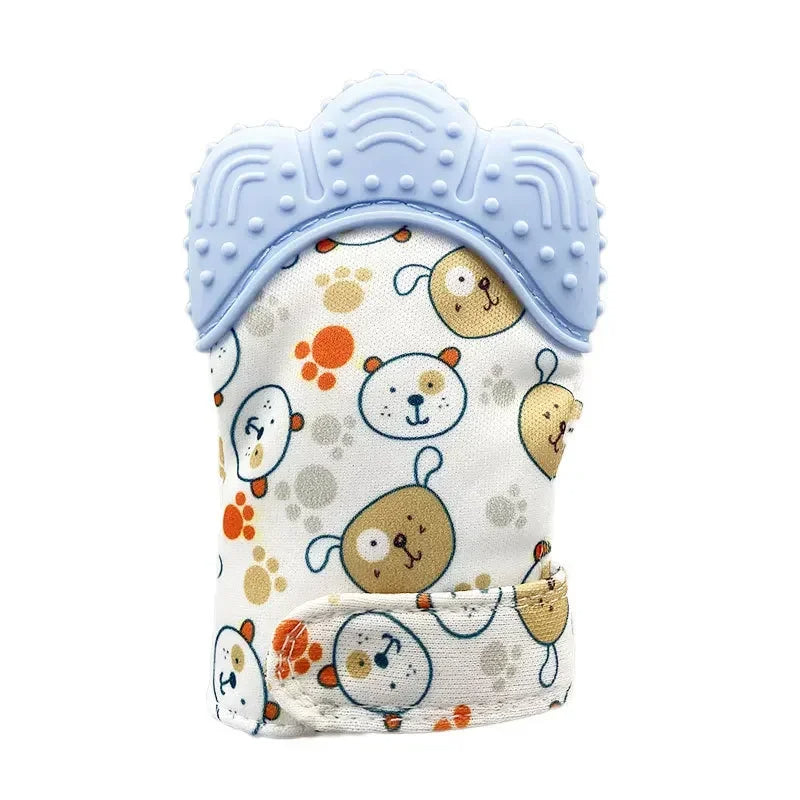 Baby Teether Cartoon Printed Glove