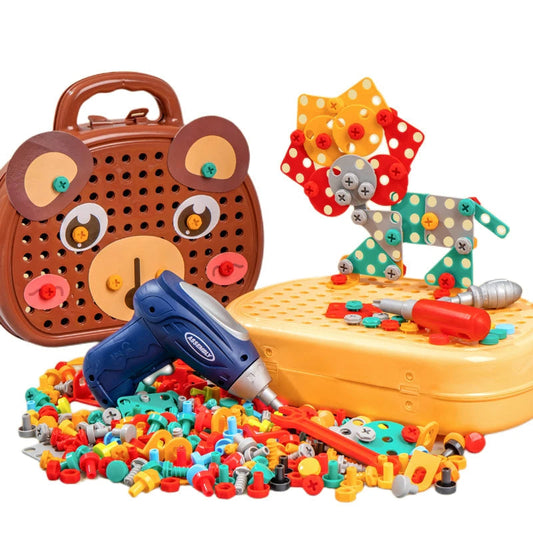 Children's Electric Drill Assembly Puzzle Toy