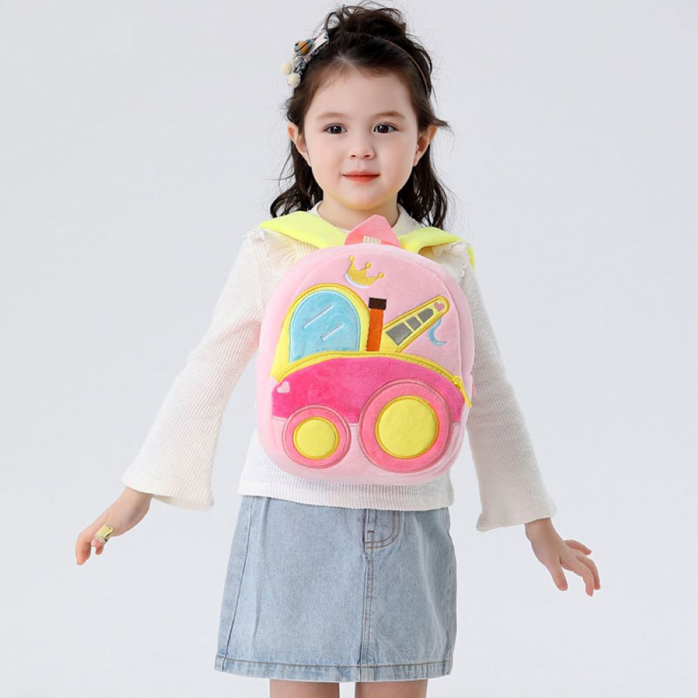 Kids Cute Engineering Car Backpack