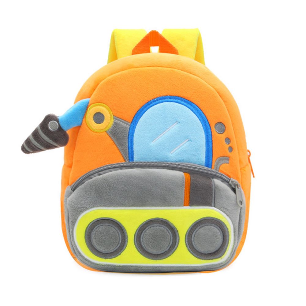 Kids Cute Engineering Car Backpack