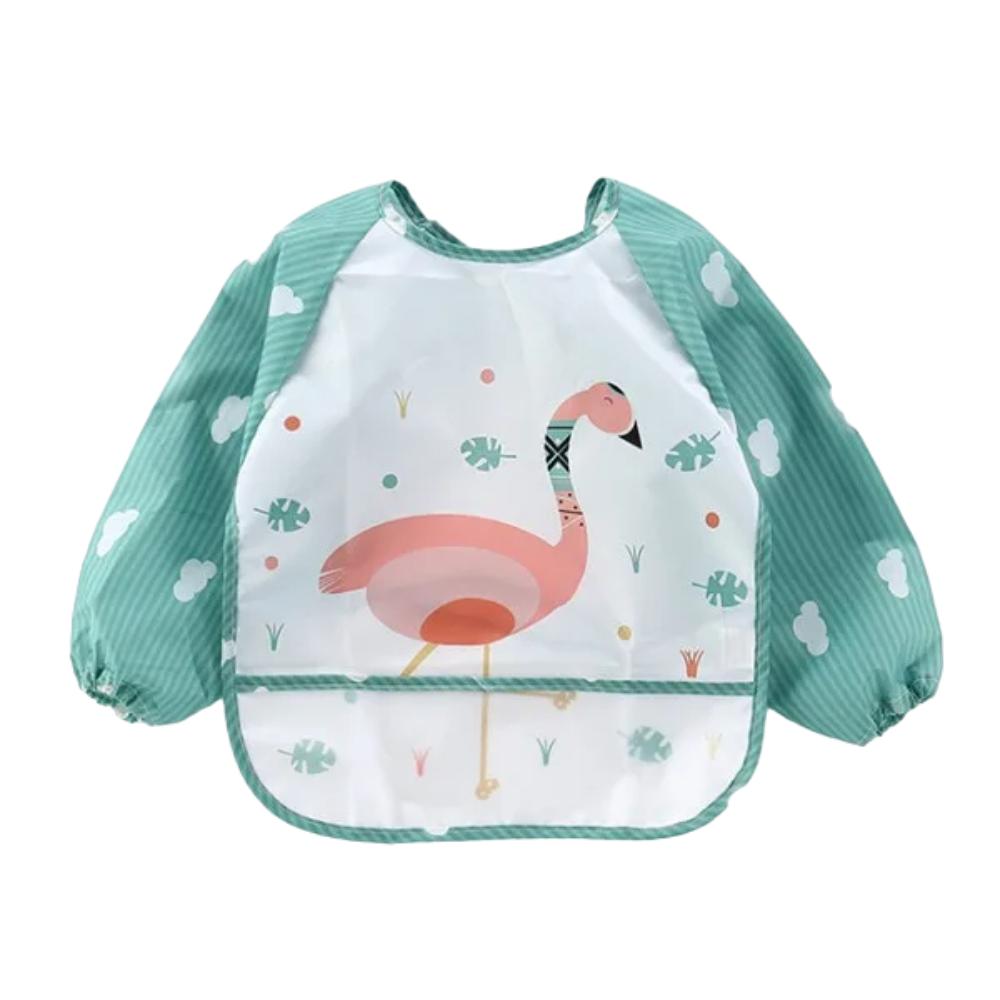 Baby Waterproof Long Sleeve Feeding Bib 