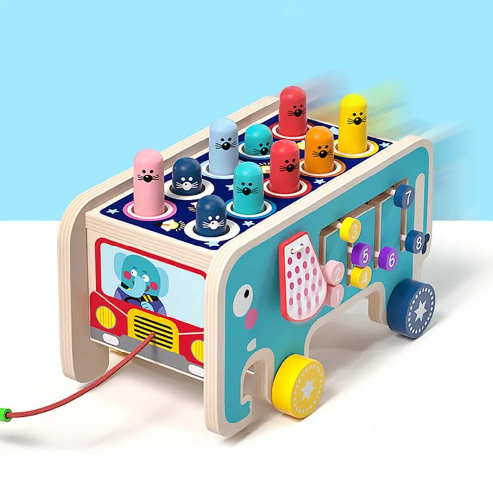 Baby Whack-A-Mole Montessori Wooden Toy