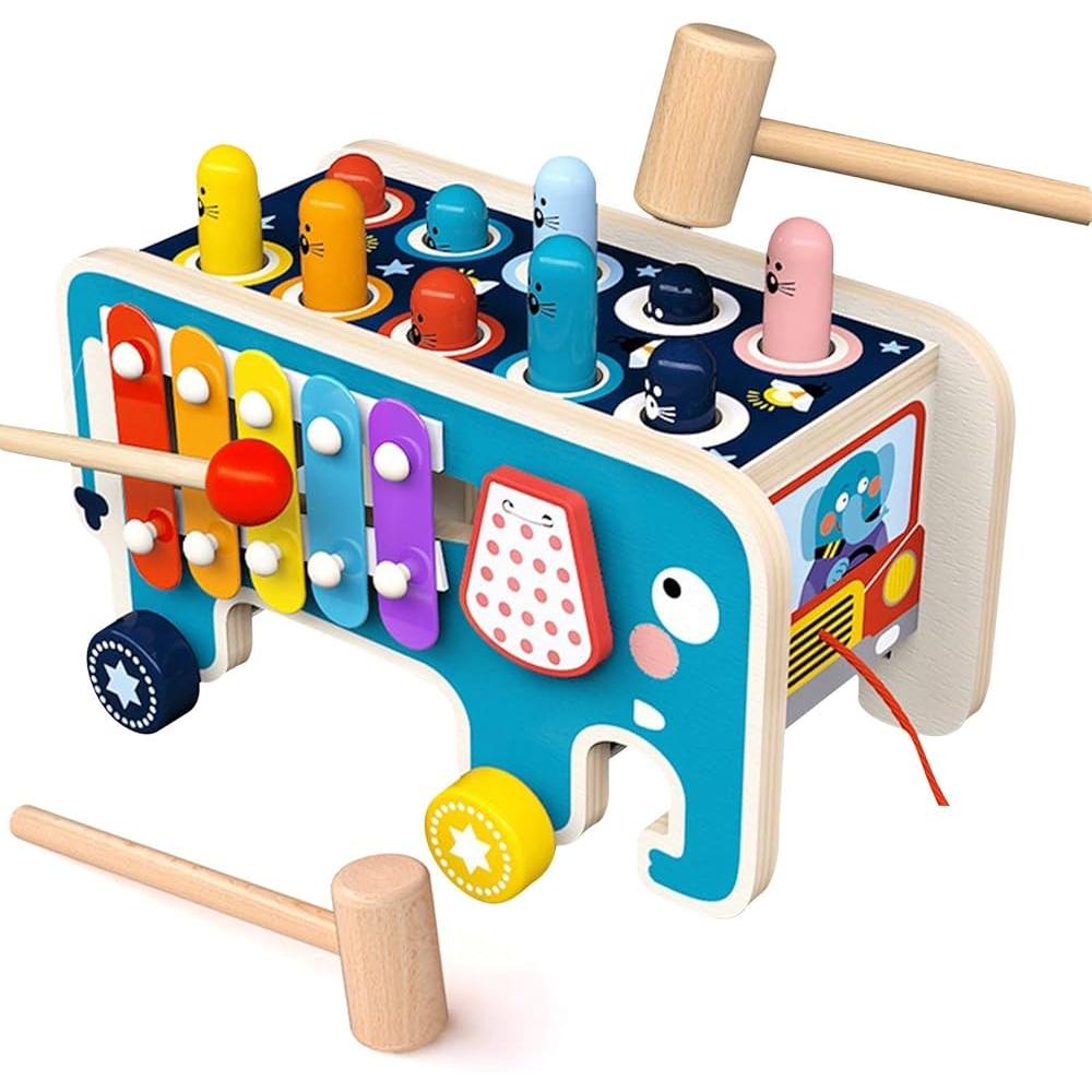 Baby Whack-A-Mole Montessori Wooden Toy