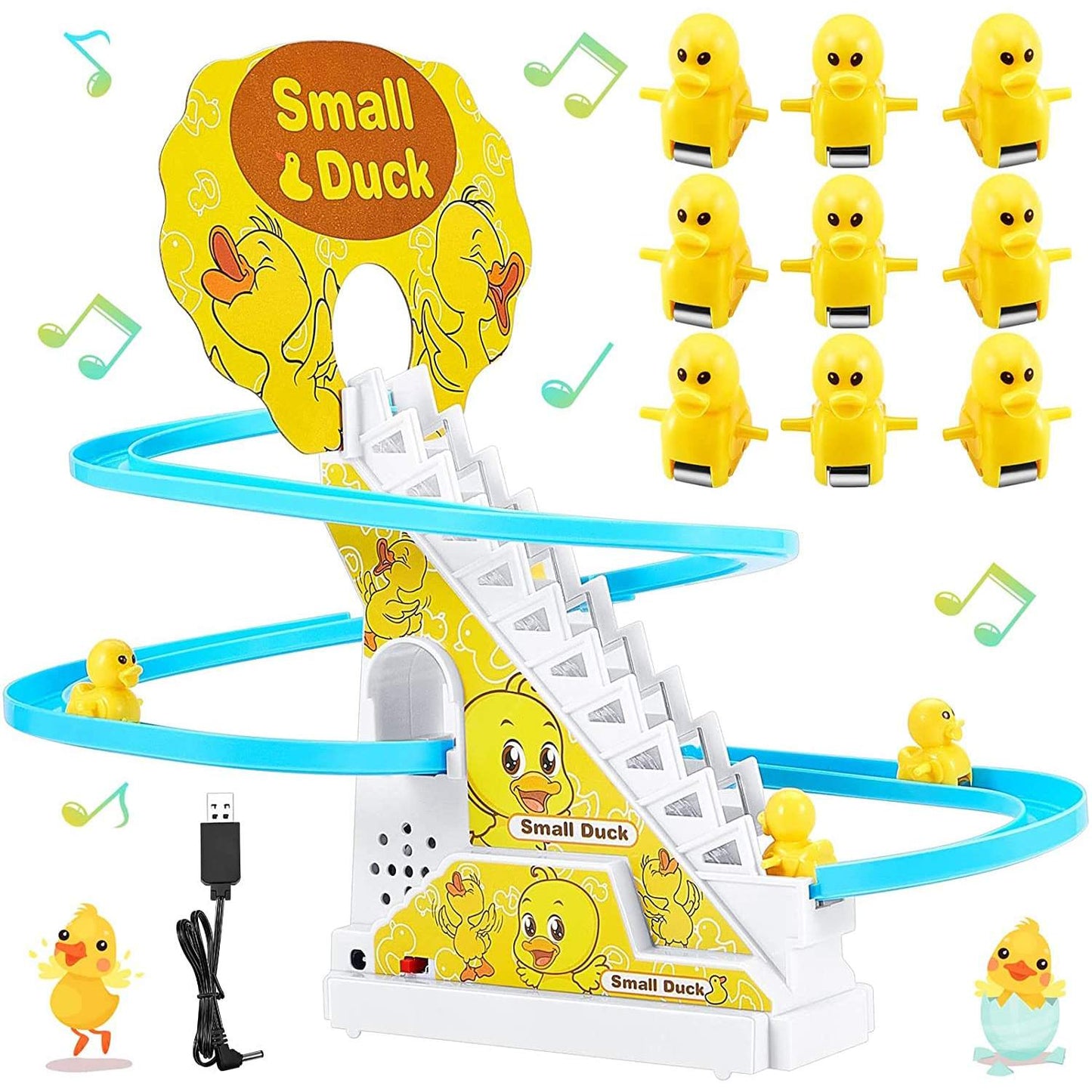 Electric Small Duck Climbing Stairs Kids Toy